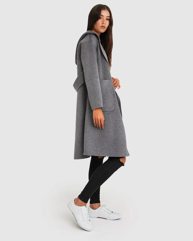 Walk This Way Wool Blend Oversized Coat-Coat-Belle & Bloom-S-Urbanheer