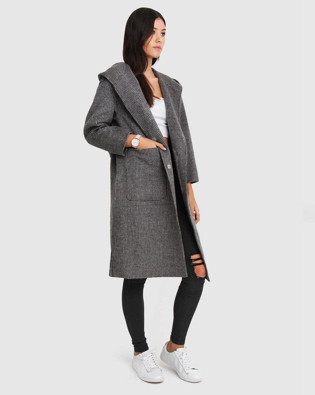 Walk This Way Wool Blend Oversized Coat-Coat-Belle & Bloom-S-Urbanheer