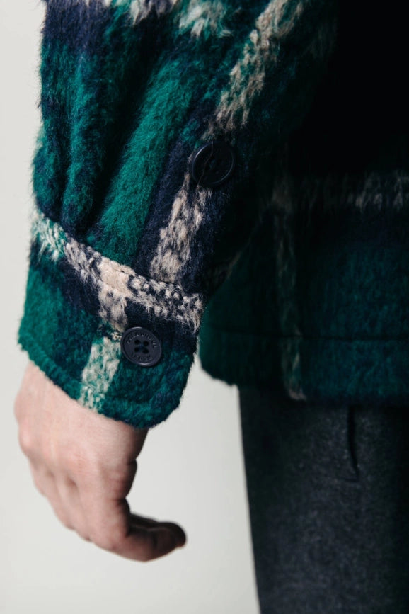 Walker Check Shirt | Dark Green-Shirt-Colourful Rebel-S-Dark green-Urbanheer