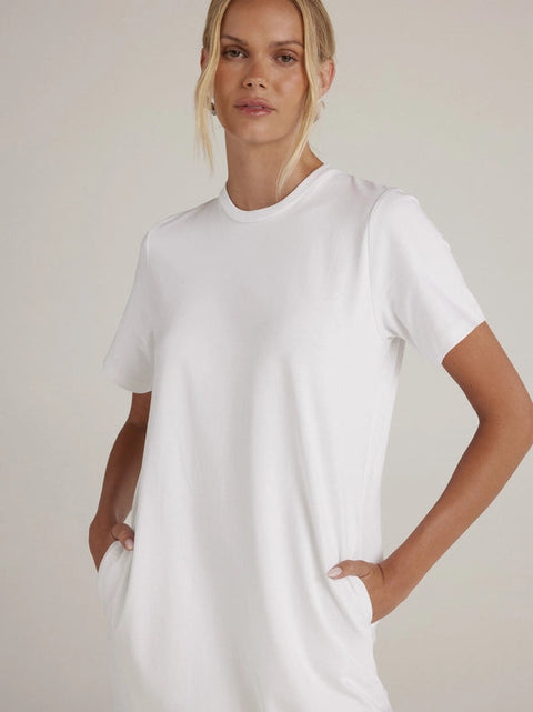 Walker Maxi WHITE-Shirt Dress-CLYQUE-XS-WHITE-Urbanheer