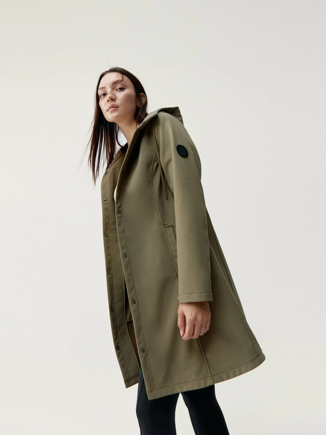 Walnut Trench Jacket-Trench Jacket-Born Living Yoga-S-Urbanheer