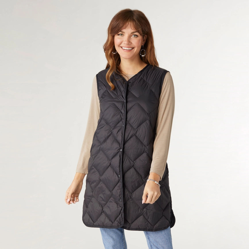 Wander Packable Lightweight Down Vest-Vest-COCO + CARMEN-XS-Mediterranea-Urbanheer