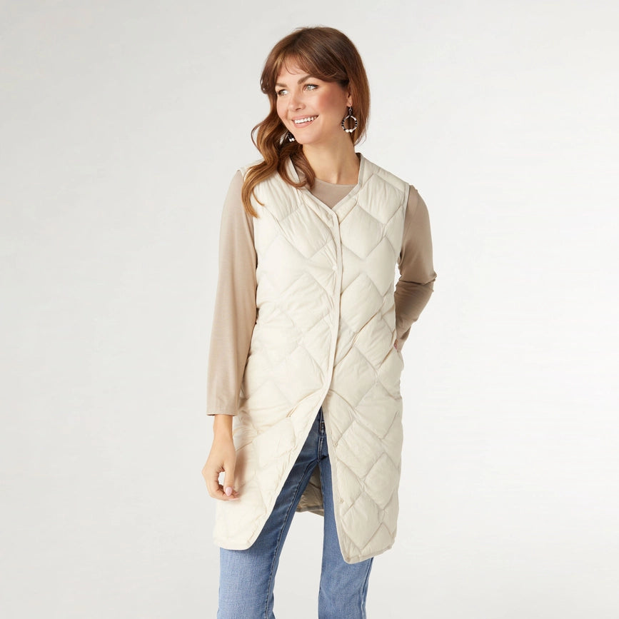 Wander Packable Lightweight Down Vest-Vest-COCO + CARMEN-XS-Mediterranea-Urbanheer