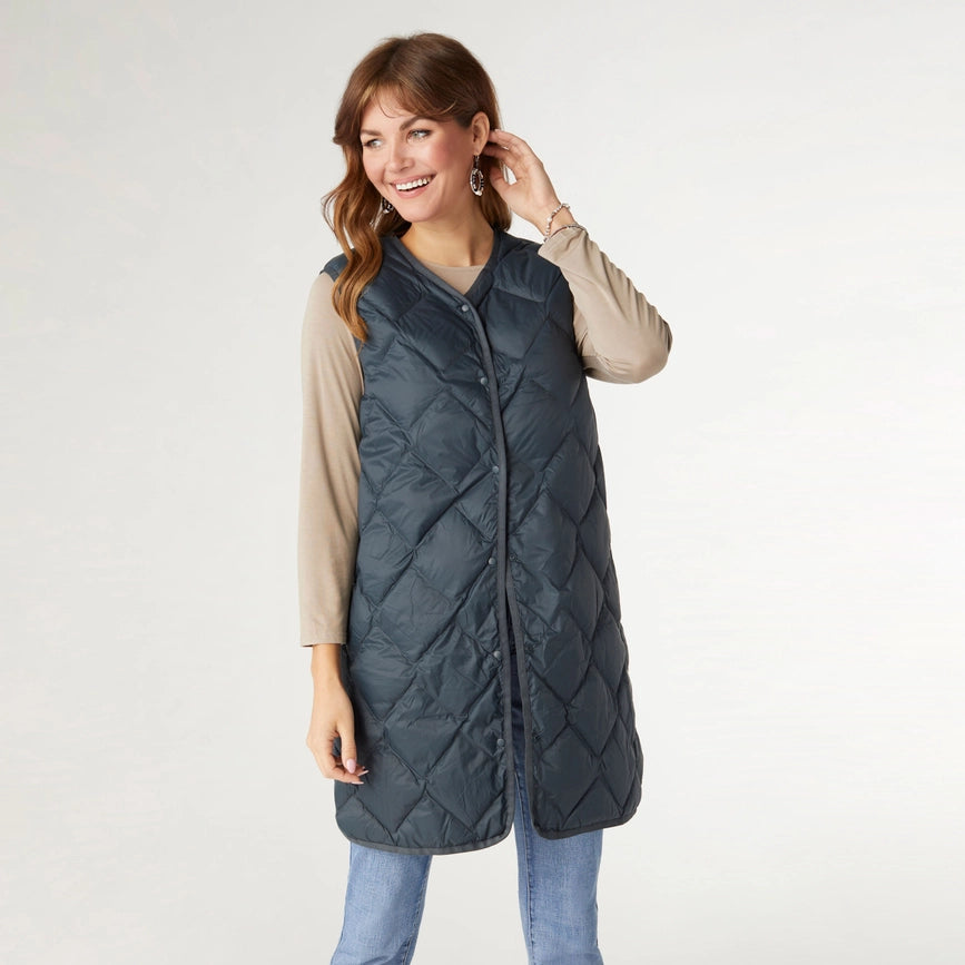 Wander Packable Lightweight Down Vest-Vest-COCO + CARMEN-XS-Mediterranea-Urbanheer