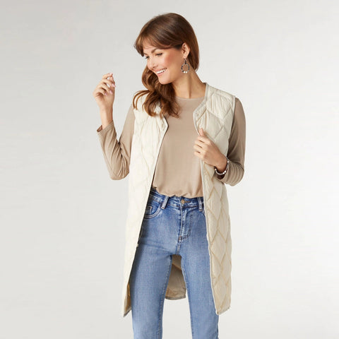 Wander Packable Lightweight Down Vest-Vest-COCO + CARMEN-XS-Turtledove-Urbanheer