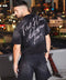 Warning Not So Quiet Howling Wolf Cropped Tee-Tee-First Row-S-Black-Urbanheer