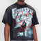 Warning Not So Quiet Howling Wolf Cropped Tee-Tee-First Row-S-Black-Urbanheer