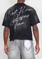 Warning Not So Quiet Howling Wolf Cropped Tee-Tee-First Row-S-Black-Urbanheer