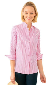 Wash / Wear Forget Me Knot Top - Stripe Pink-Top-Gretchen Scott LLC-XXS-Pink-Urbanheer