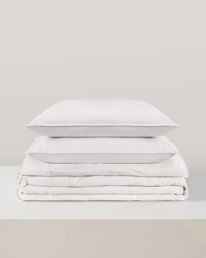 Washable & Soft Silk Comforter and Pillow Set-Set-MommeSilk-Twin-Standard-Urbanheer