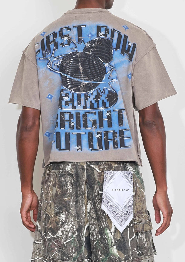 Washed Bright Future Shining Tee GREY-Tee-First Row-S-GREY-Urbanheer