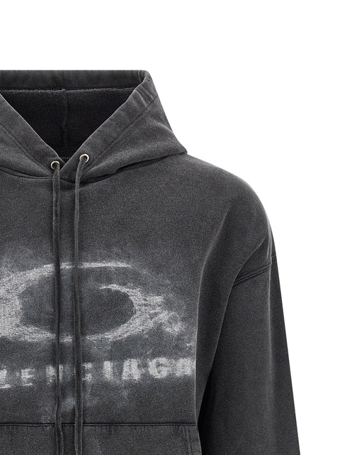 Washed Crayon Loop Fleece Hoodie