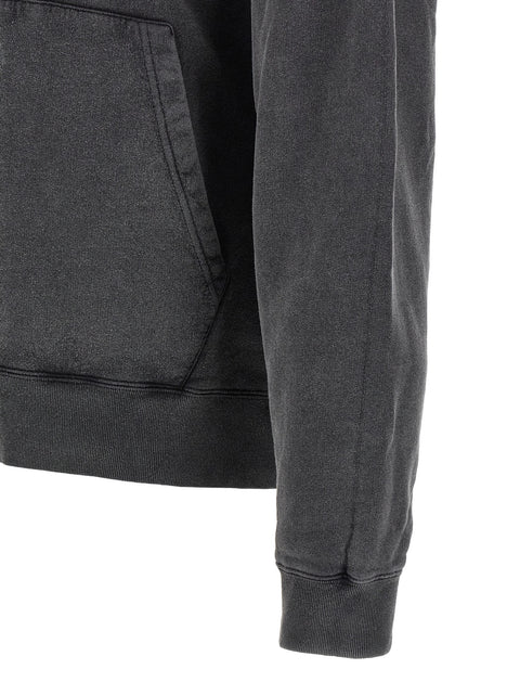 Washed Crayon Loop Fleece Hoodie