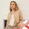 Washed Demin Zip Up Bomber Jacket CAMEL-Bomber Jacket-Blu Pepper-S-Urbanheer