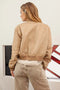 Washed Demin Zip Up Bomber Jacket CAMEL-Bomber Jacket-Blu Pepper-S-Urbanheer