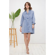 Washed Denim Dress DENIM-Dress-Apolline-S-DENIM-Urbanheer