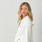 Washed Denim Peplum Jacket-Jacket-Mystree-S-Ivory-Urbanheer