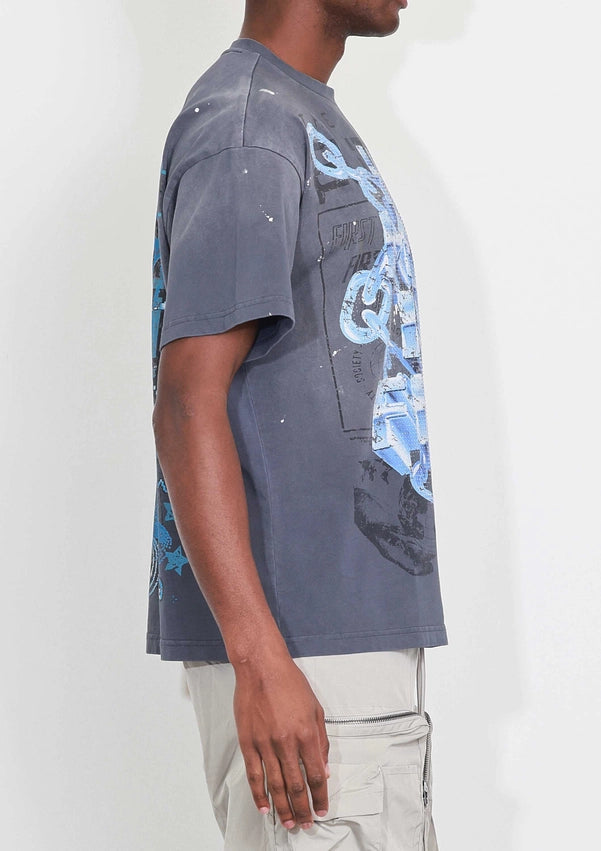 Washed Humanity First Chain Tee-Tee-First Row-S-Grey-Urbanheer