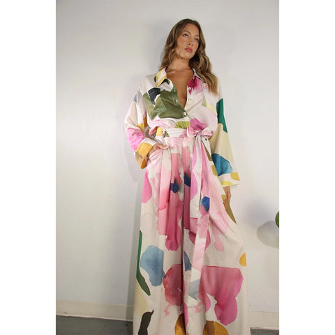 Water Print Shirts and Pants Set-Set-Mulla-S-MULTI-Urbanheer
