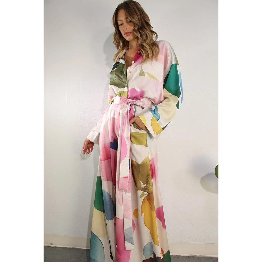 Water Print Shirts and Pants Set-Set-Mulla-S-MULTI-Urbanheer