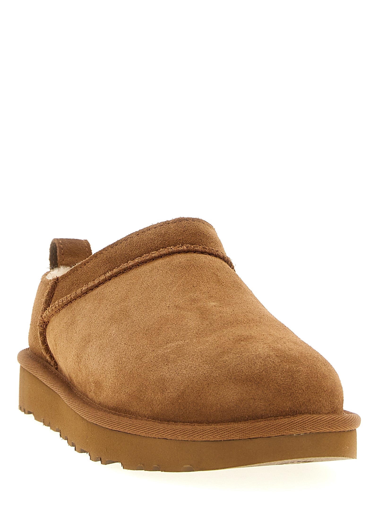 Water-Repellent Suede Ankle Boots with Sheepskin Comfort