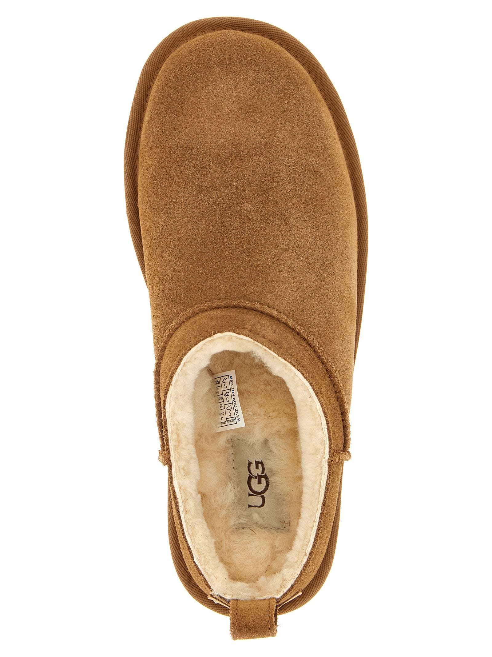 Water-Repellent Suede Ankle Boots with Sheepskin Comfort