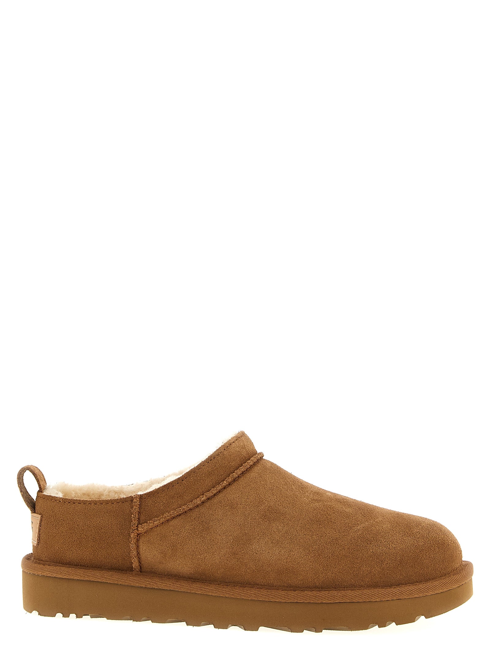 Water-Repellent Suede Ankle Boots with Sheepskin Comfort