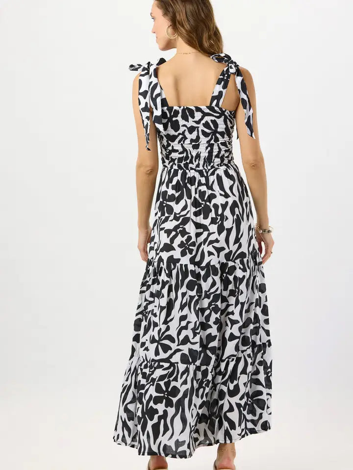 Waverly Maxi Dress Bora Bora Black-Dress-Tiare Hawaii-One Size-Bora Bora Black-Urbanheer