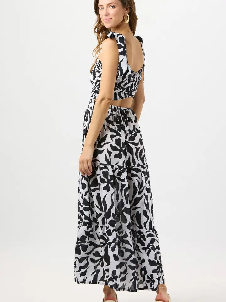 Waverly Maxi Dress Bora Bora Black-Dress-Tiare Hawaii-One Size-Bora Bora Black-Urbanheer
