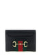 Web Horsebit Gucci Card Holder