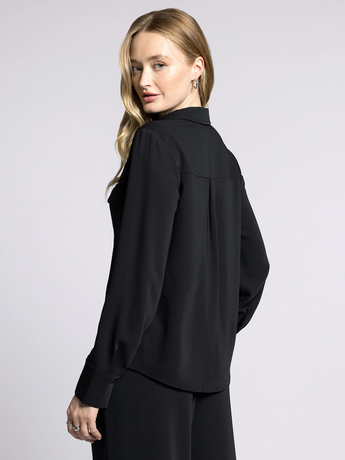 Weekend Collared Button Down Shirt - Janessa Shirt