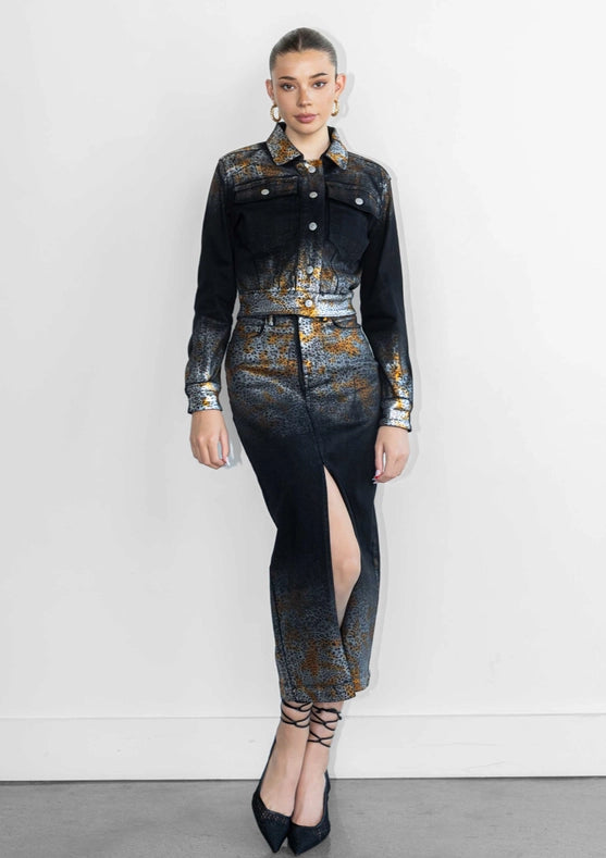 Western Leopard Jacket-Jacket-Vibrant M.i.U-S-Black-Urbanheer