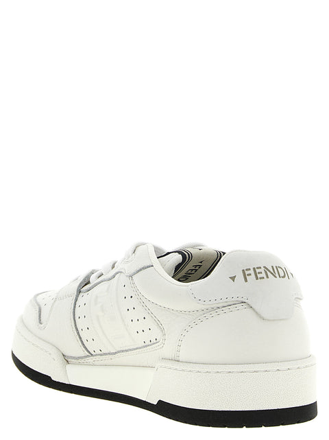 White Fendi Match Sneakers