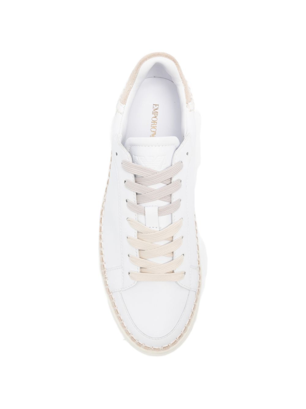 White Leather Platform Sneakers for Comfort and Everyday Wear