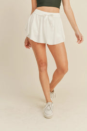 White On Point Skort-Skort-Kimberly C-S-Urbanheer