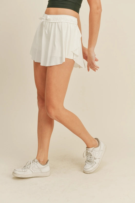 White On Point Skort-Skort-Kimberly C-S-Urbanheer