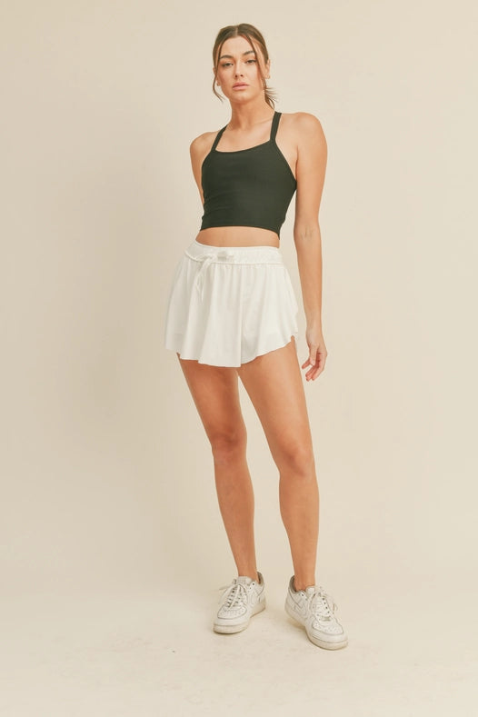 White On Point Skort-Skort-Kimberly C-S-Urbanheer