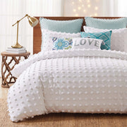 White Pom Pom Comforter Set-Set-Levtex Home-Twin/Twin XL-White-Urbanheer