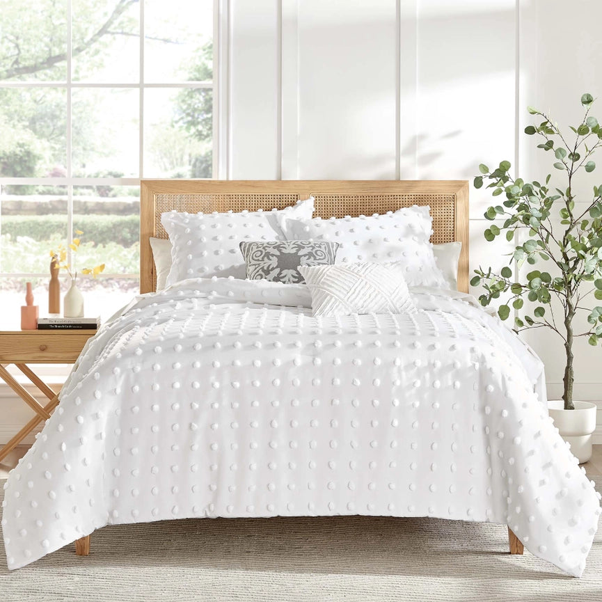 White Pom Pom Comforter Set-Set-Levtex Home-Twin/Twin XL-White-Urbanheer