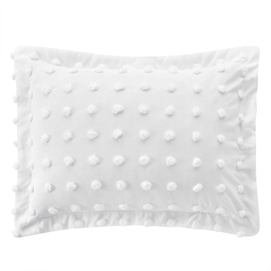 White Pom Pom Comforter Set-Set-Levtex Home-Twin/Twin XL-White-Urbanheer