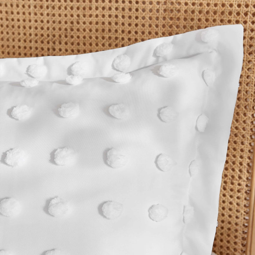 White Pom Pom Comforter Set-Set-Levtex Home-Twin/Twin XL-White-Urbanheer