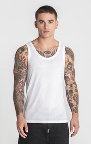 White Ribbed Tanktop-TankTop-Gianni Kavanagh-XS-Urbanheer