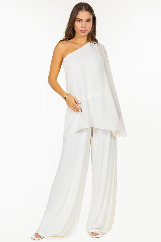 White Rosy Jumpsuit-Jumpsuit-Betsy Moss-XS-White-Urbanheer