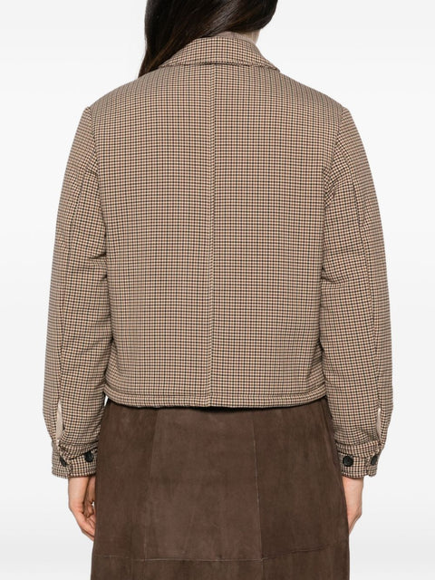 White Sand Checked jacket