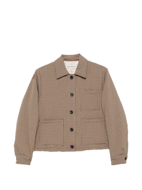 White Sand Checked jacket