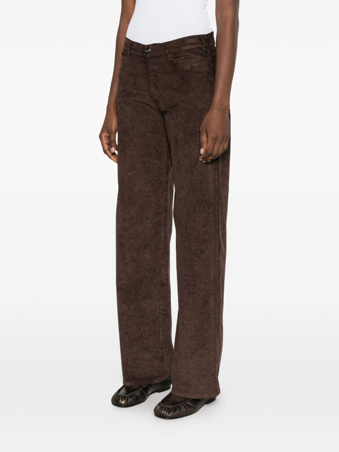 White Sand Cotton blend trousers