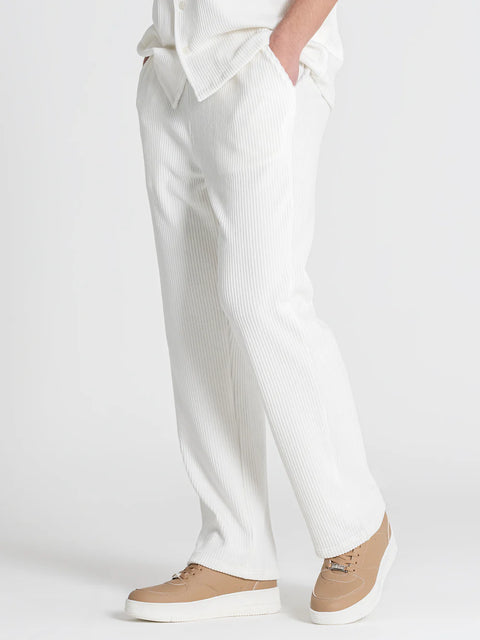 White Surface Pants
