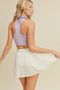 White Wrap-Style Tennis Skirt-Skirt-KIMBERLY C-S-White-Urbanheer