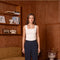 Wide-Cut Tailored Trousers