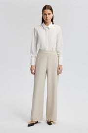 Wide Leg Linen Trousers-Trousers-Touché-36-Cream-Urbanheer